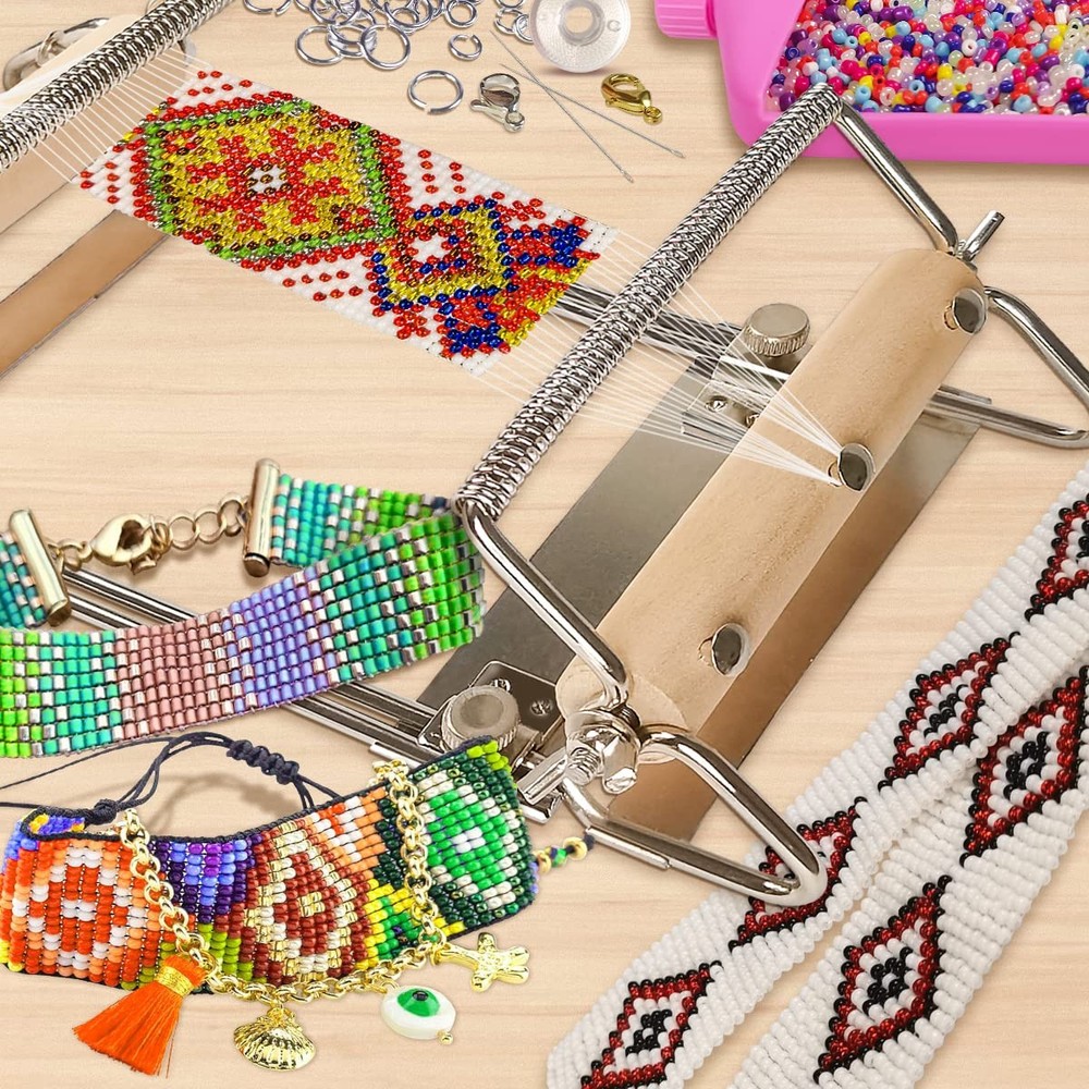 hobbyworker The Second Generation Adjustable Bead Large, Metal Loom Kit