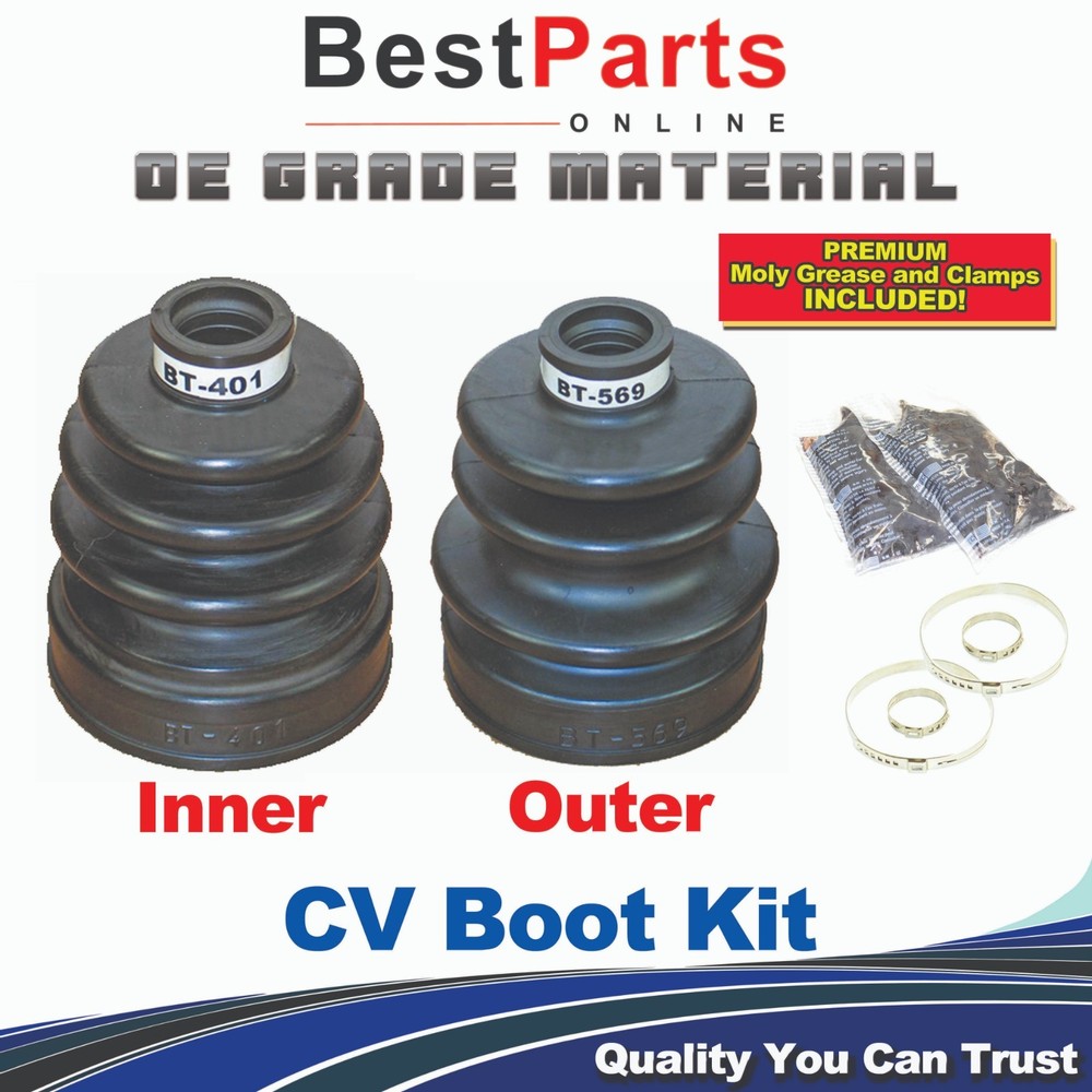 CV Axle Boot for Kawasaki 610 Mule 2005 2006 2007 2008 Inner & Outer Front