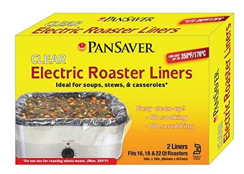 PanSaver Electric Roaster Liners, 1-pack (2 units)