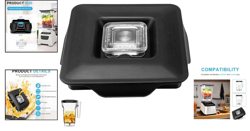 Innovative Blendtec Jar Lid Replacement for Smooth, Splash-Free Blending
