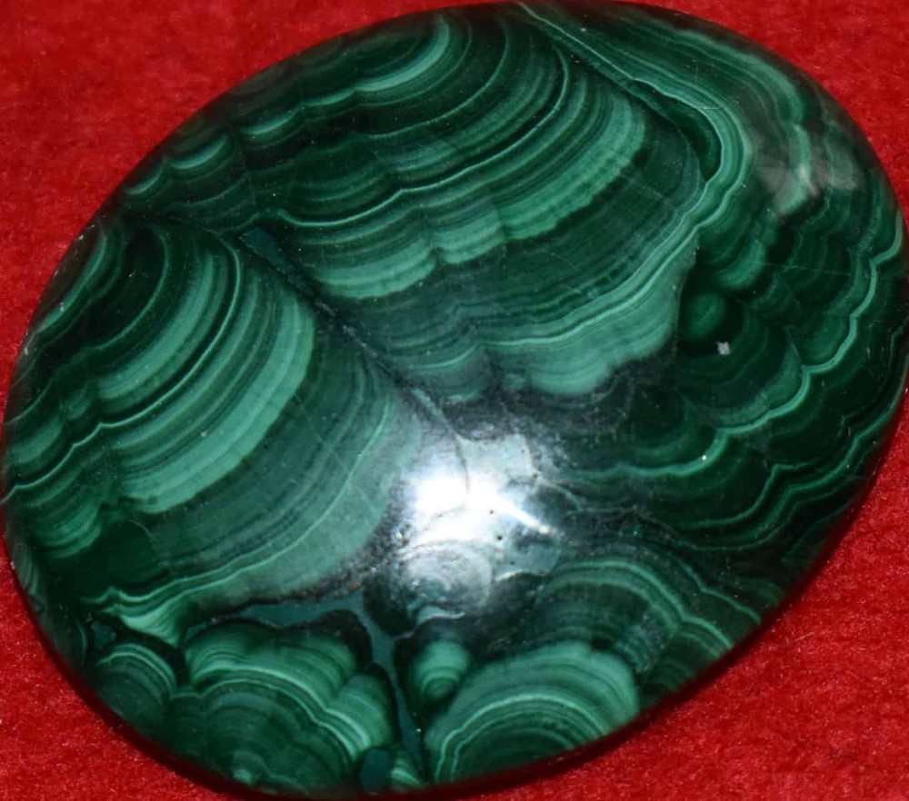 Malachite Worry Stone #3