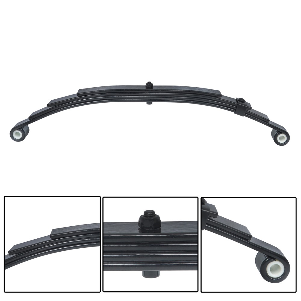 3500lb Tandem Trailer Axle Suspension Kit 4Leaf 1750lb Springs U-bolt/Hanger Kit