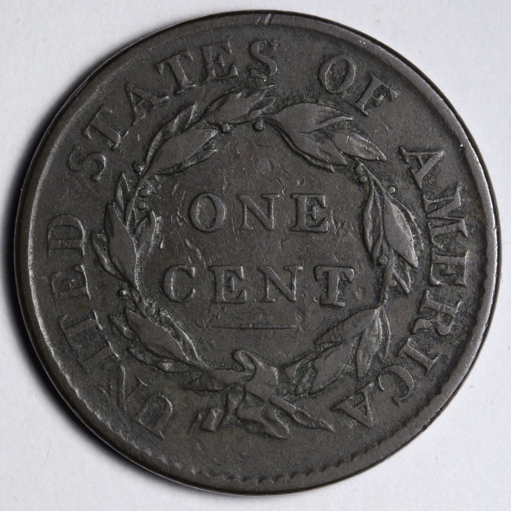 1819 Coronet Head Large Cent VF E134 YALM