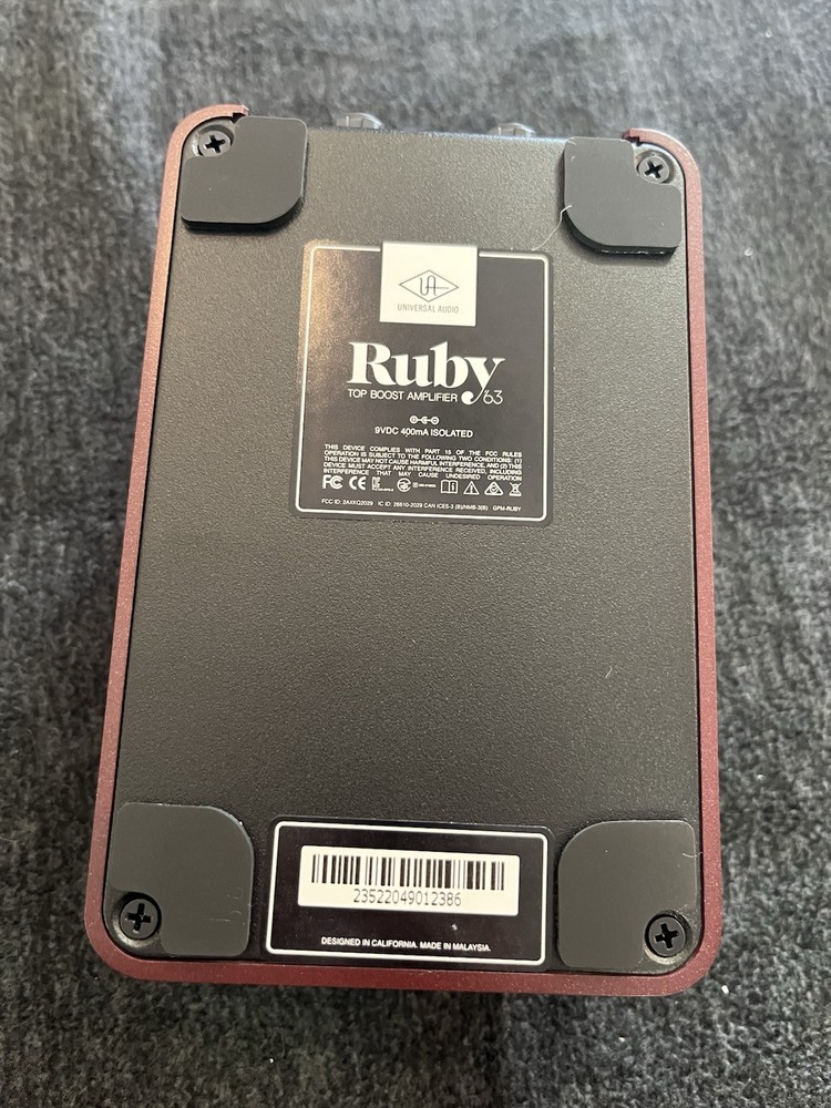 Universal Audio RUBY '63 Top Boost Amplifier