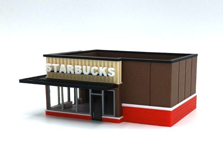 HO Scale Restaurant Kit - Starbucks
