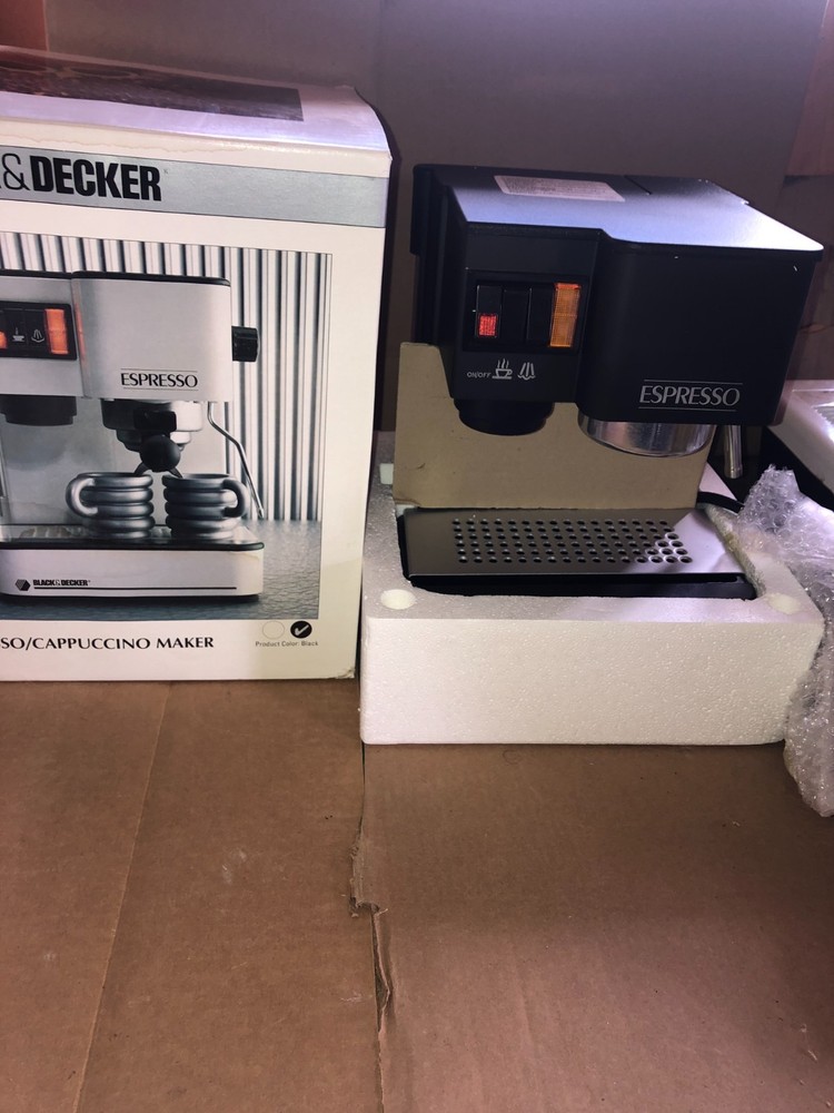 BLACK & DECKER MODEL EM5 ESPRESSO CAPUCCINO MAKER MACHINE