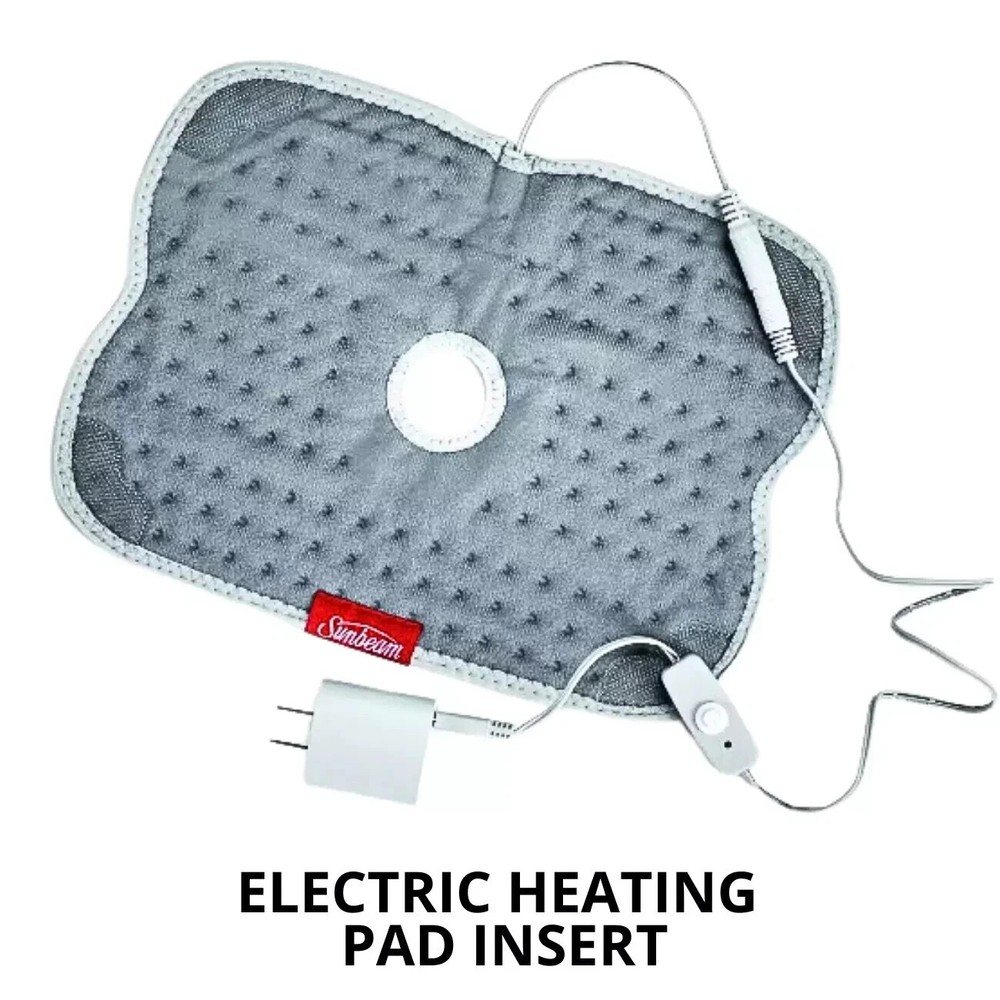 Sunbeam Back Brace + Heating Pad Select Relief System Back Therapy Bundle NW