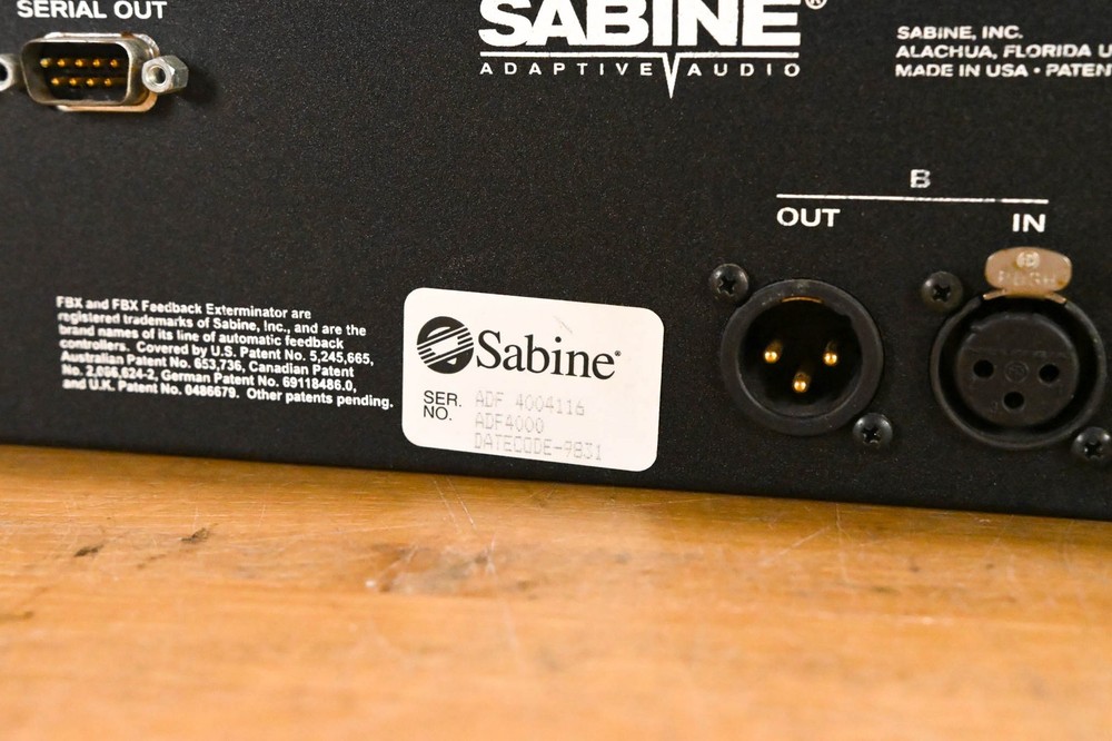 Sabine Power-Q ADF-4000 Processor CG01XU6