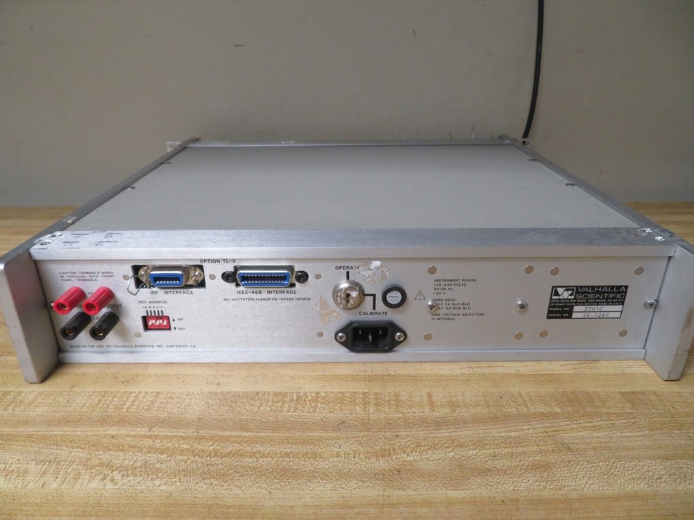 Valhalla 2701C LNF opt Programmable Precision DC Voltage/Current Standard PB45