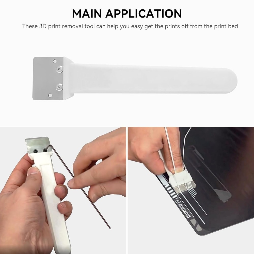 Scraper Tip Blade for Bambu Lab 3D Printer Accessories Build Plate Scraper 3Pcs