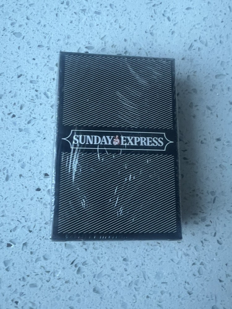 sunday express playing cards