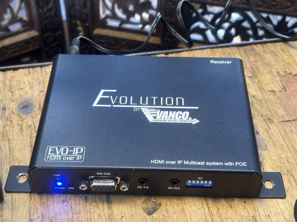 Evolution EVOIPRX1 And EvoIpTR1 HDMI over IP Receiver