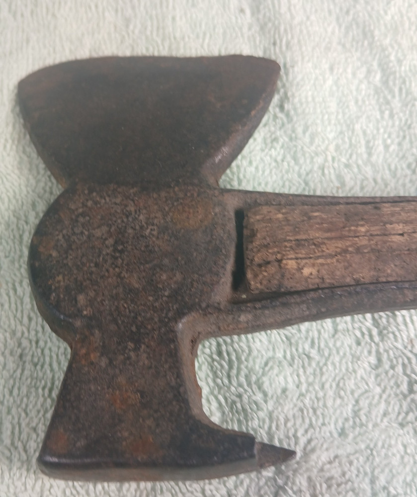 Antique Hand forged Hatchet 12"