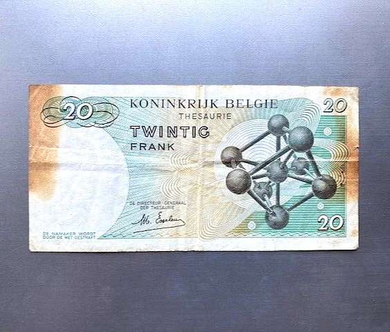 20 francs Belgium 1964