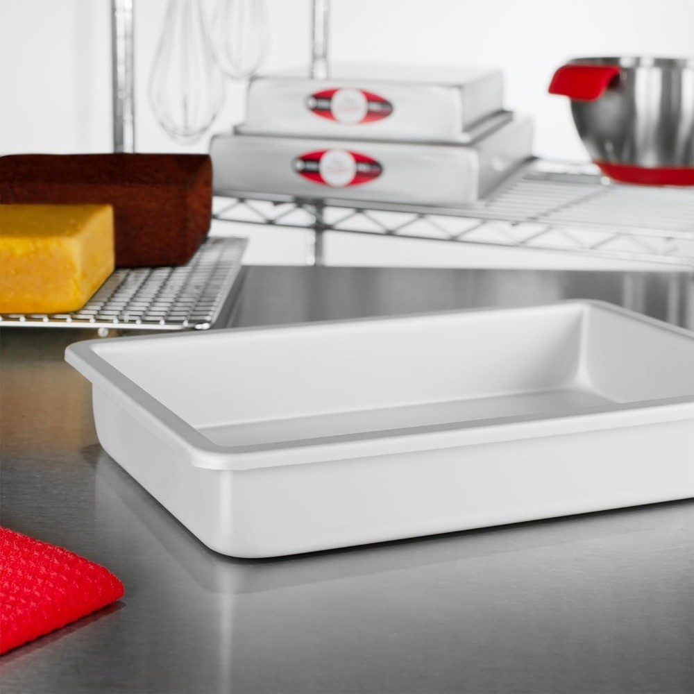 2 Inch Deep Rectangular Sheet Cake Pan, 7 x 11 Inch Baking Pan for Cakes,