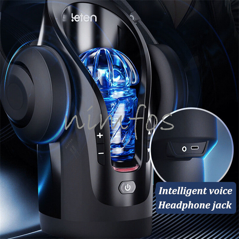 Automatic-Thrusting-Male-Masturbator-Cup-Stroker-For-Men-Handsfree-Use-Lubricant