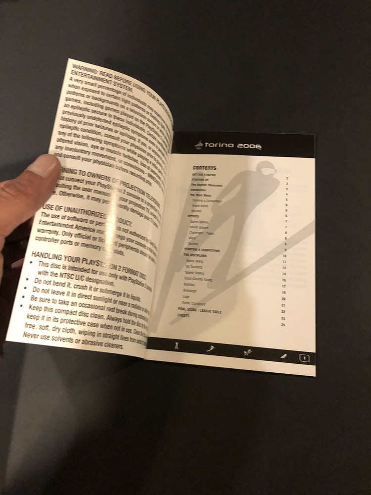 torino 2006 ps2 Manual only