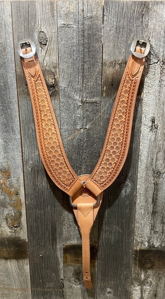 Hermann Oak Hamley Daisy Pulling Breast Collar