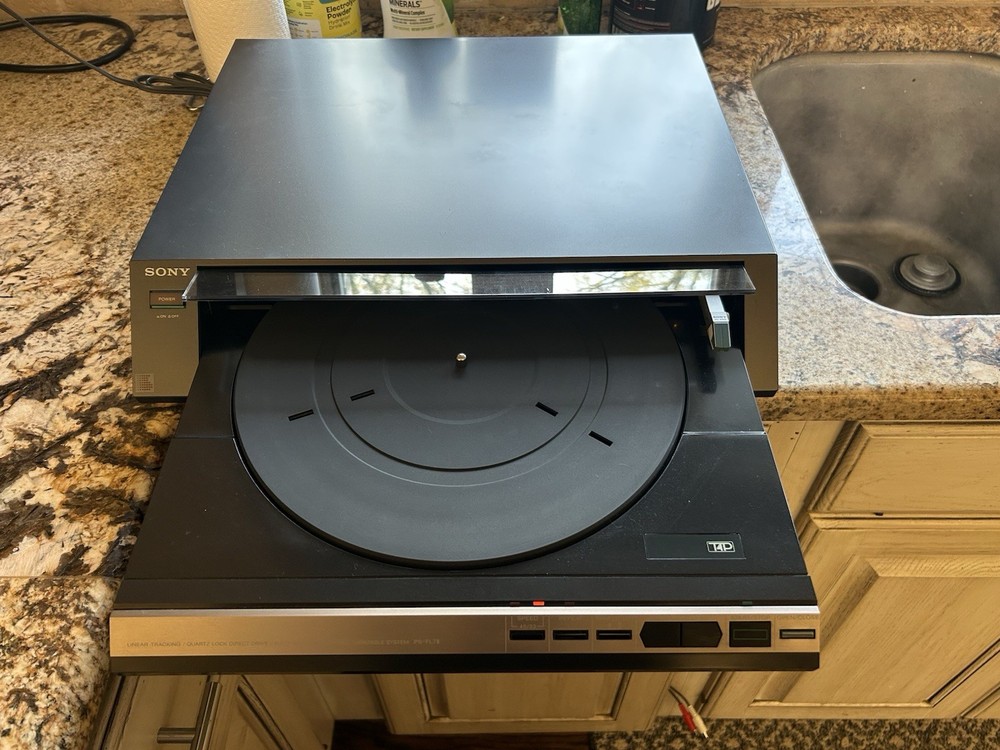 Sony PS-FL7II Linear Tracking Turntable | Rare Front-Loading | Japan | Works