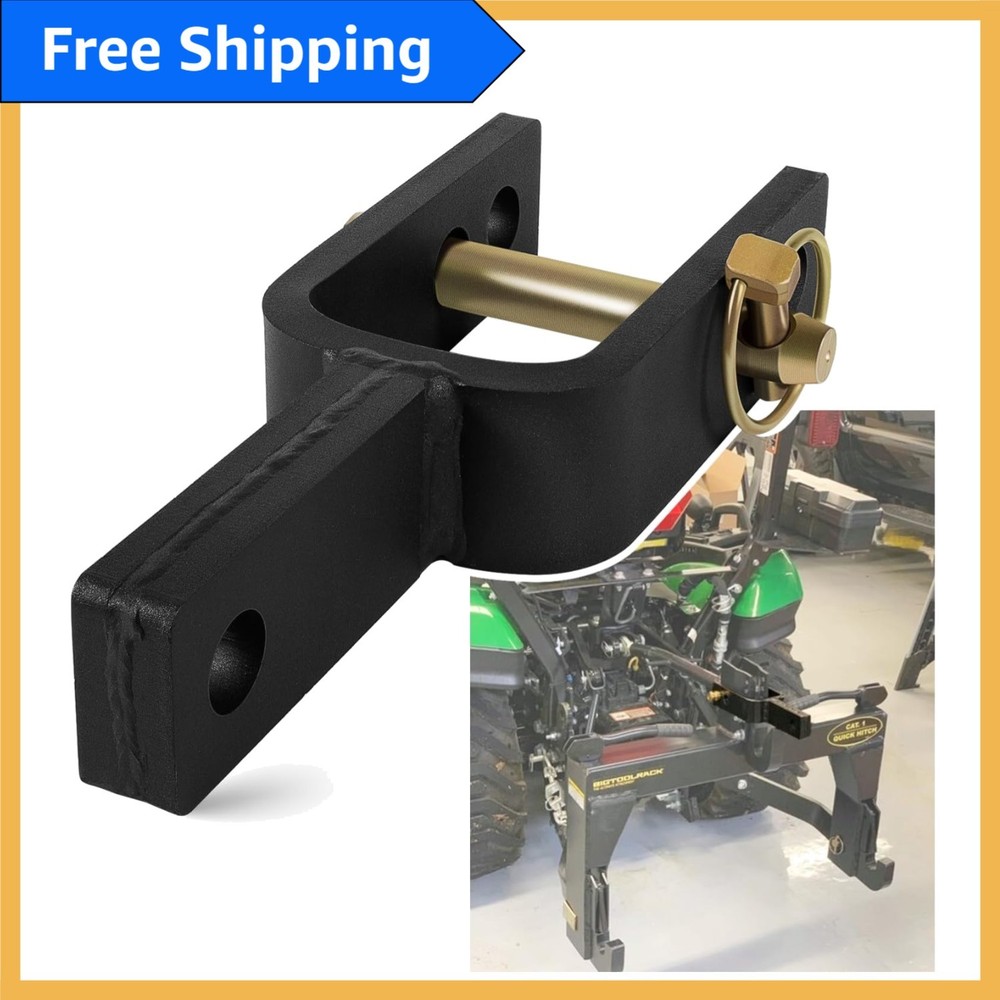 Adjustable Quick Hitch Adapter for Enhanced Tractor Compatibility – Alloy Steel