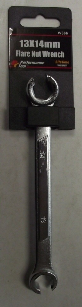 Performance Tool W366 13 x 14mm Flare Nut Wrench