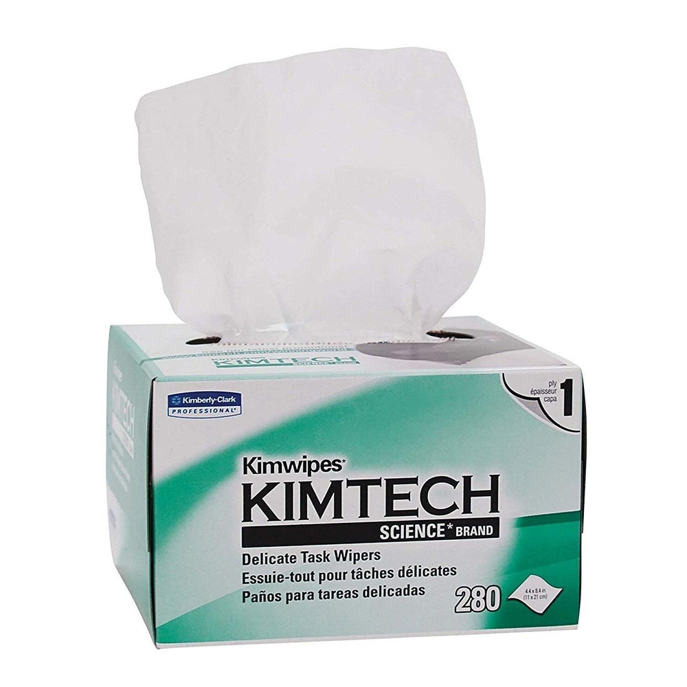 Kimtech Science KimWipes Delicate Task Wipers 34155 WHITE 1 Box of 280 Wipes NEW