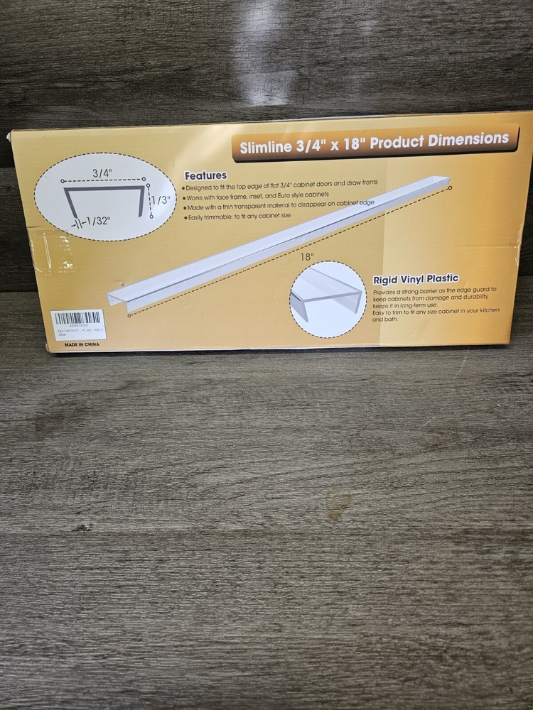 Cabinet Protector Edge Guard Slimline 18" 6 Pack