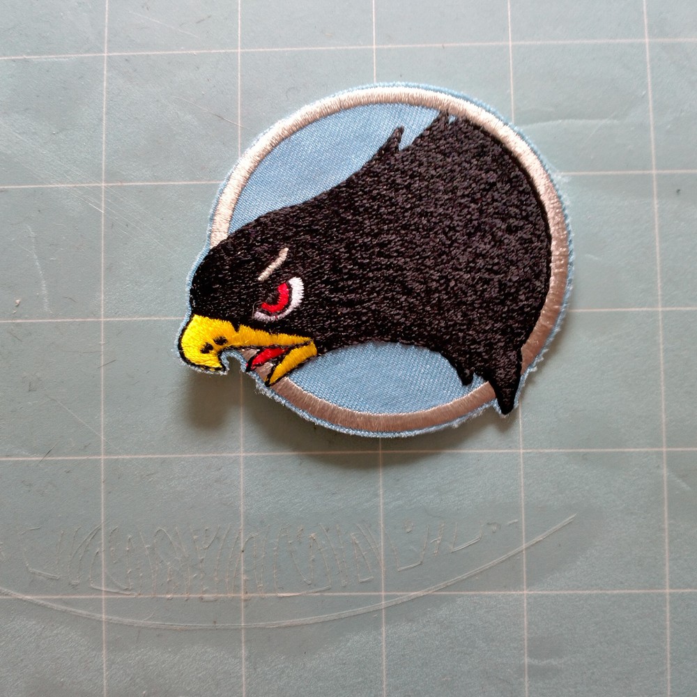 Black Falcon Patch size 3x3