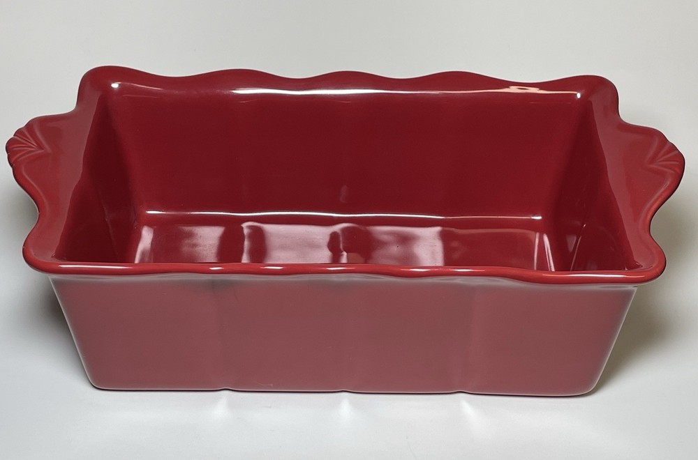 Princess House Pavillion Berry Red 12” Rectangular Baker