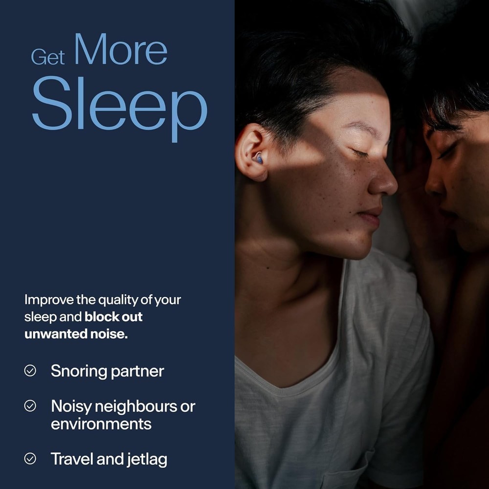 Alpine SleepDeep Multisize - Soft Ear Plugs for Sleeping and Concentration - New