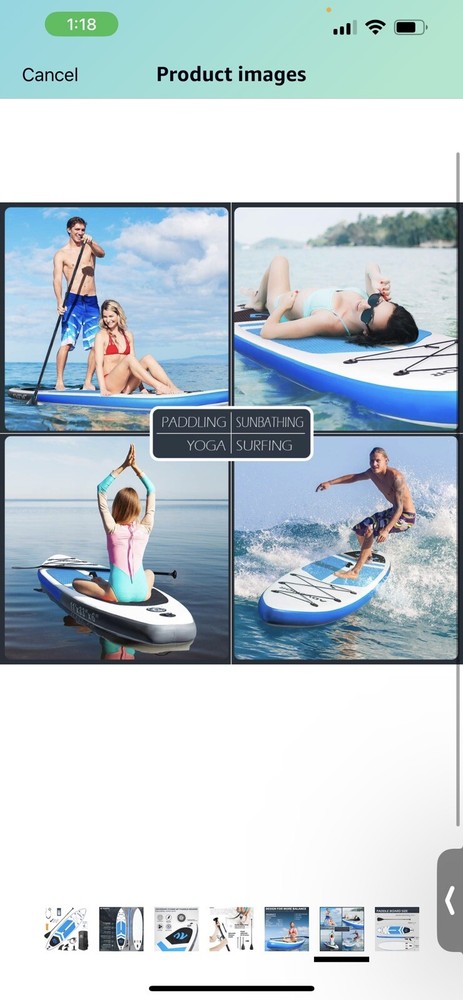 paddle board inflatable 11 ft