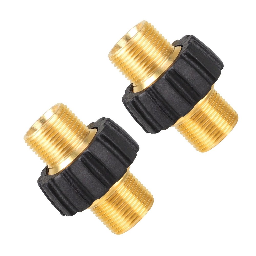 2pcs Pipe Hose Adapter Pressure Washer Connector With 22mm Outer Thread