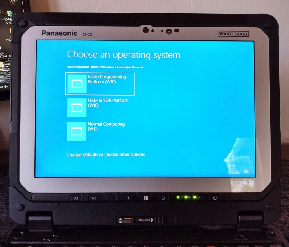TOUGHBOOK LAPTOP/TABLET: CF-20 ; Radio Programming, Digital, Logging & SDR Apps+