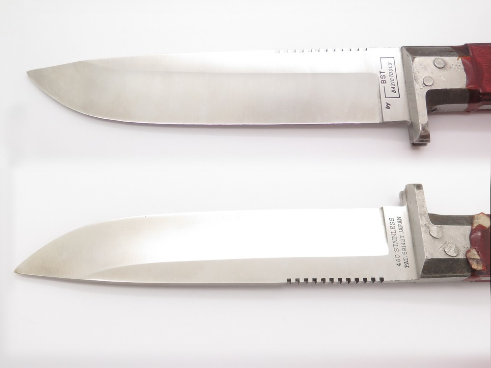 Vintage '80s BST Basic Tool Nakamura Seki Japan Knife Making Hunting Fixed Blade