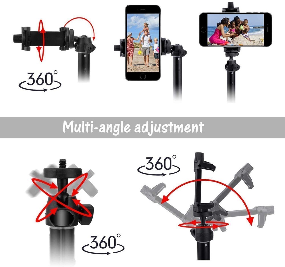 Universal Selfie Stick Tripod Stand for Cell Phone camera with Bluetooth Remote