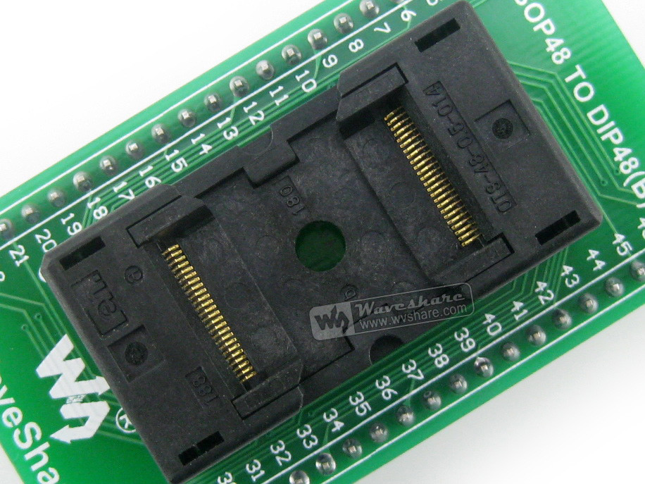Enplas IC Test Socket Programming Adapter for TSOP48 0.5mm Pitch 18.4mm Width
