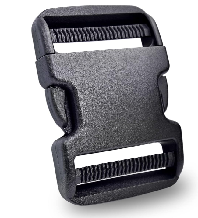 Coobigo 5 Pack 2 Inch Quick Side Release Plastic Buckle Clips Snaps Military