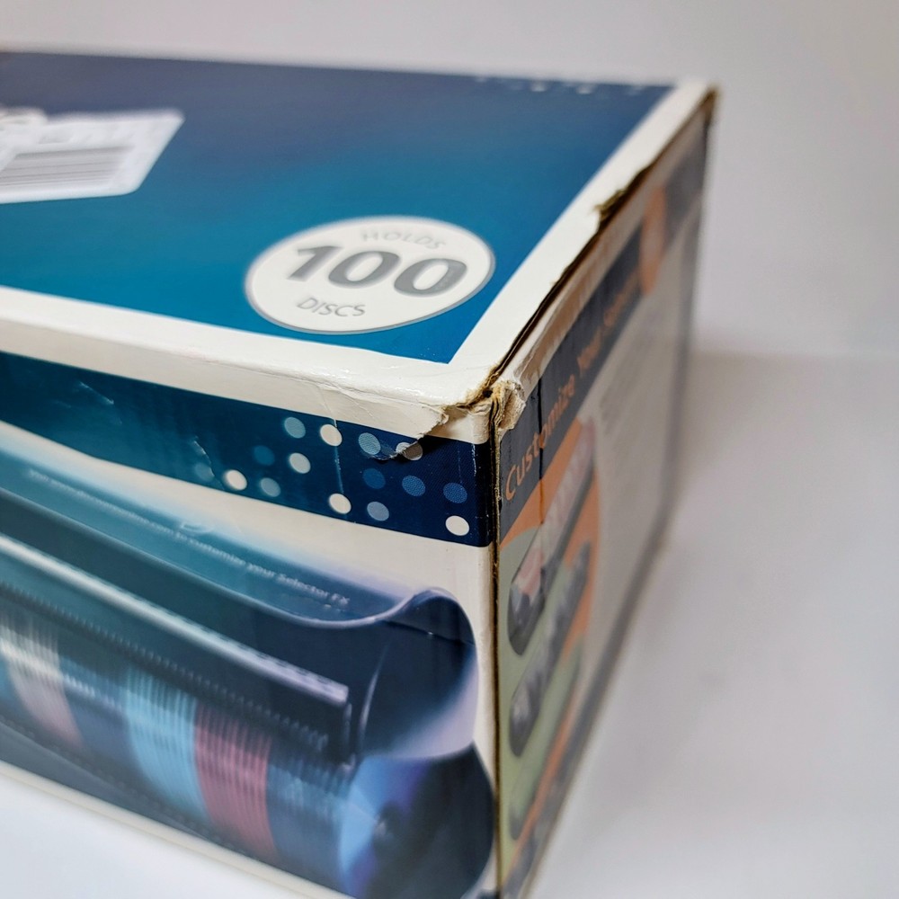 DiscGear CD Selector 100 FX DVD Blu Ray Game Storage 100 Disc Capacity OPEN BOX