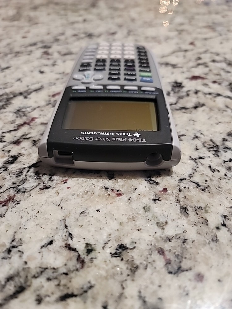 Texas Instruments TI-84 Plus Gray Silver Edition Graphing Calculator - No Covers
