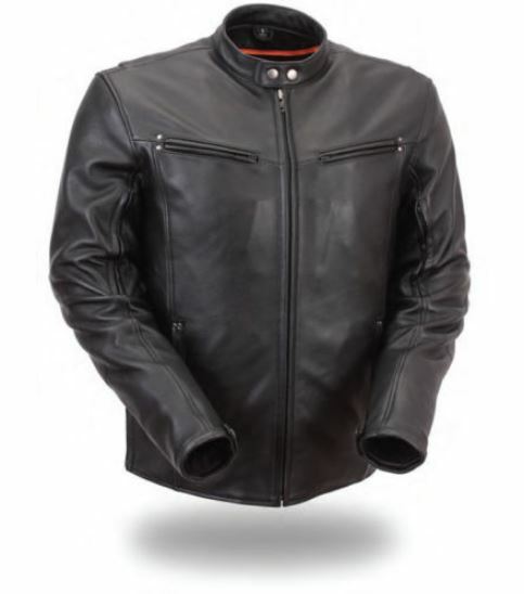 FIRST MANUFACTURING Men's leather jacket The Apollo