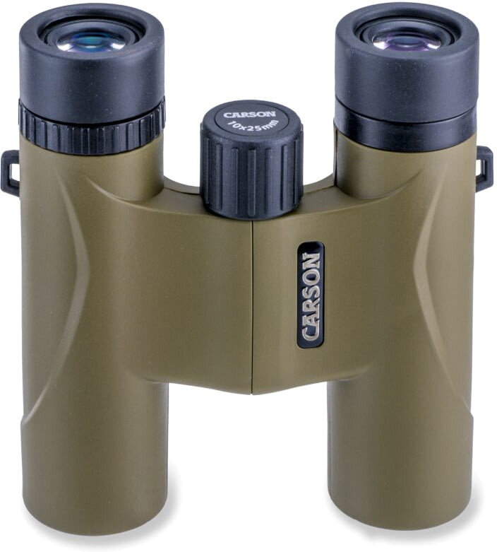 Carson Stinger 10x25 Compact Binocular, Brass, HW-025