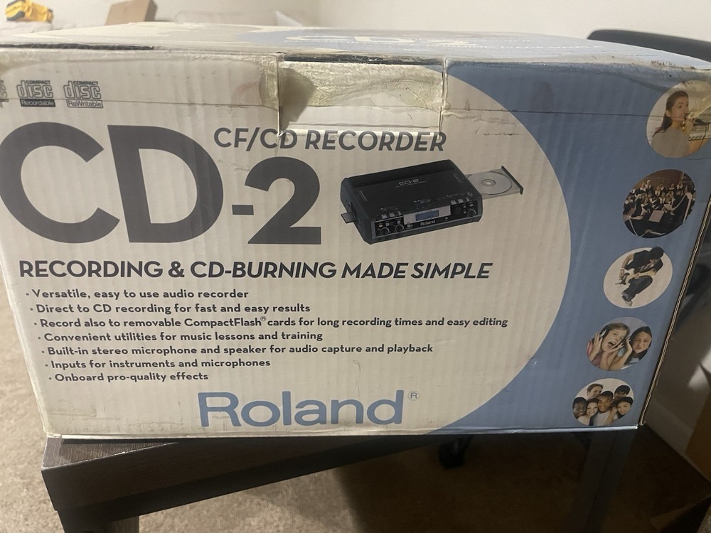 Roland CD-2 CF/CD Recorder Player Compact Flash /Compact Disc