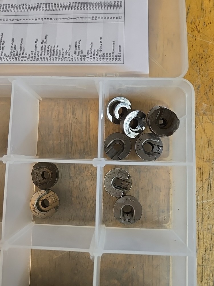 LYMAN SHELL HOLDER X Multiple sizes available (Sold Individually)