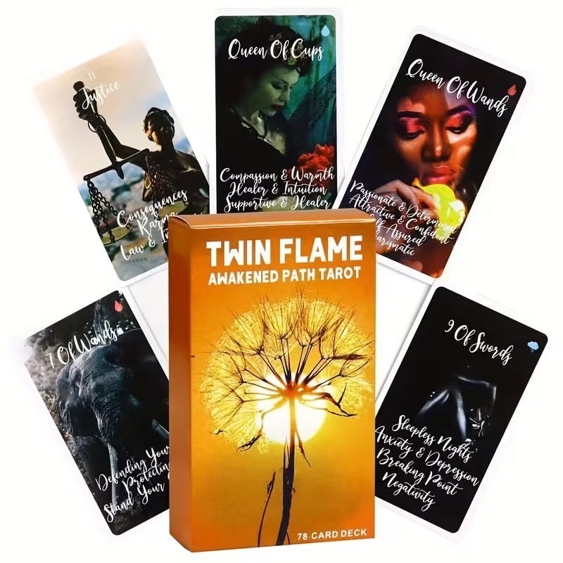Twin Flame Awakened Path Tarot Deck