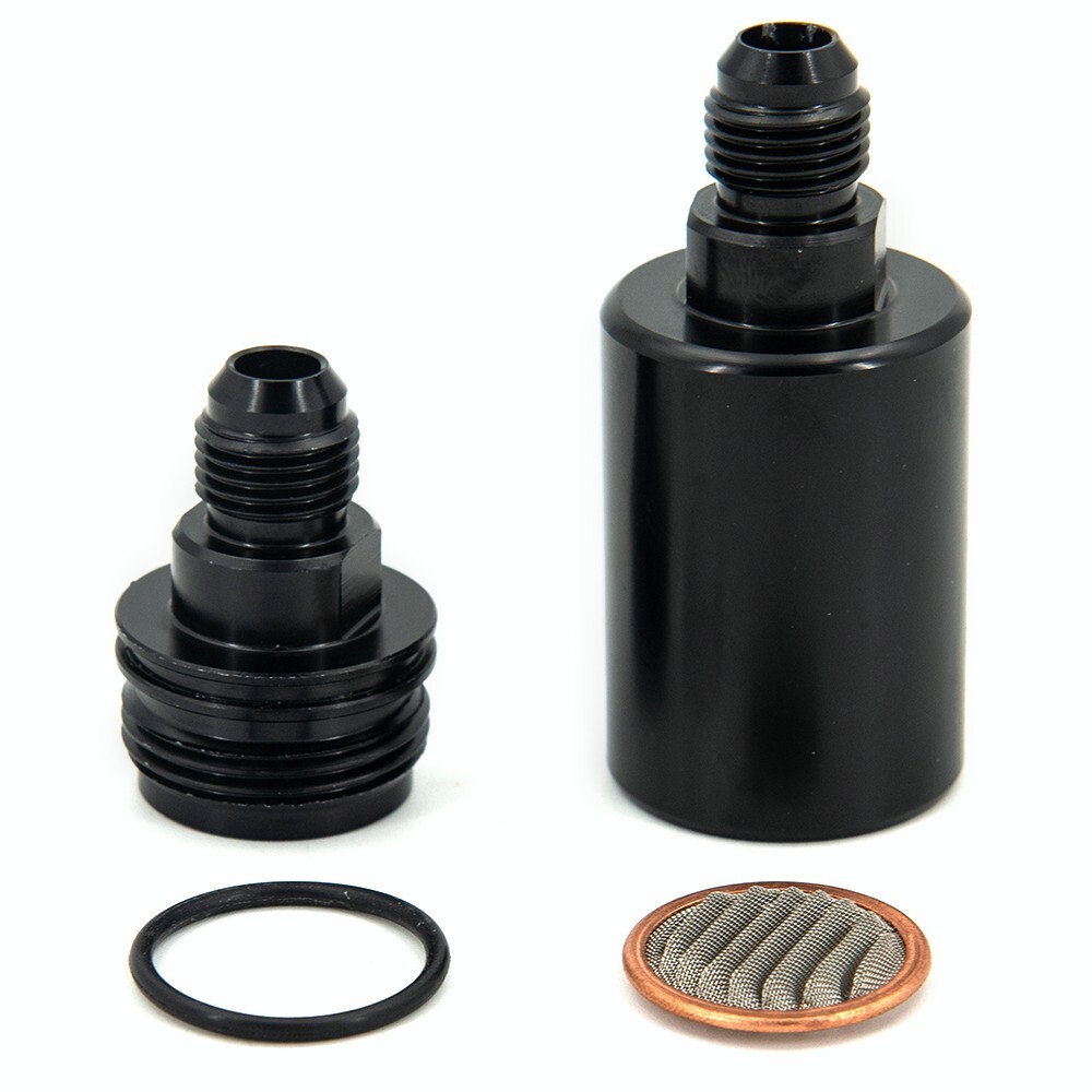 Universal 6AN Inline Fuel Filter High Flow Removable Cleanable