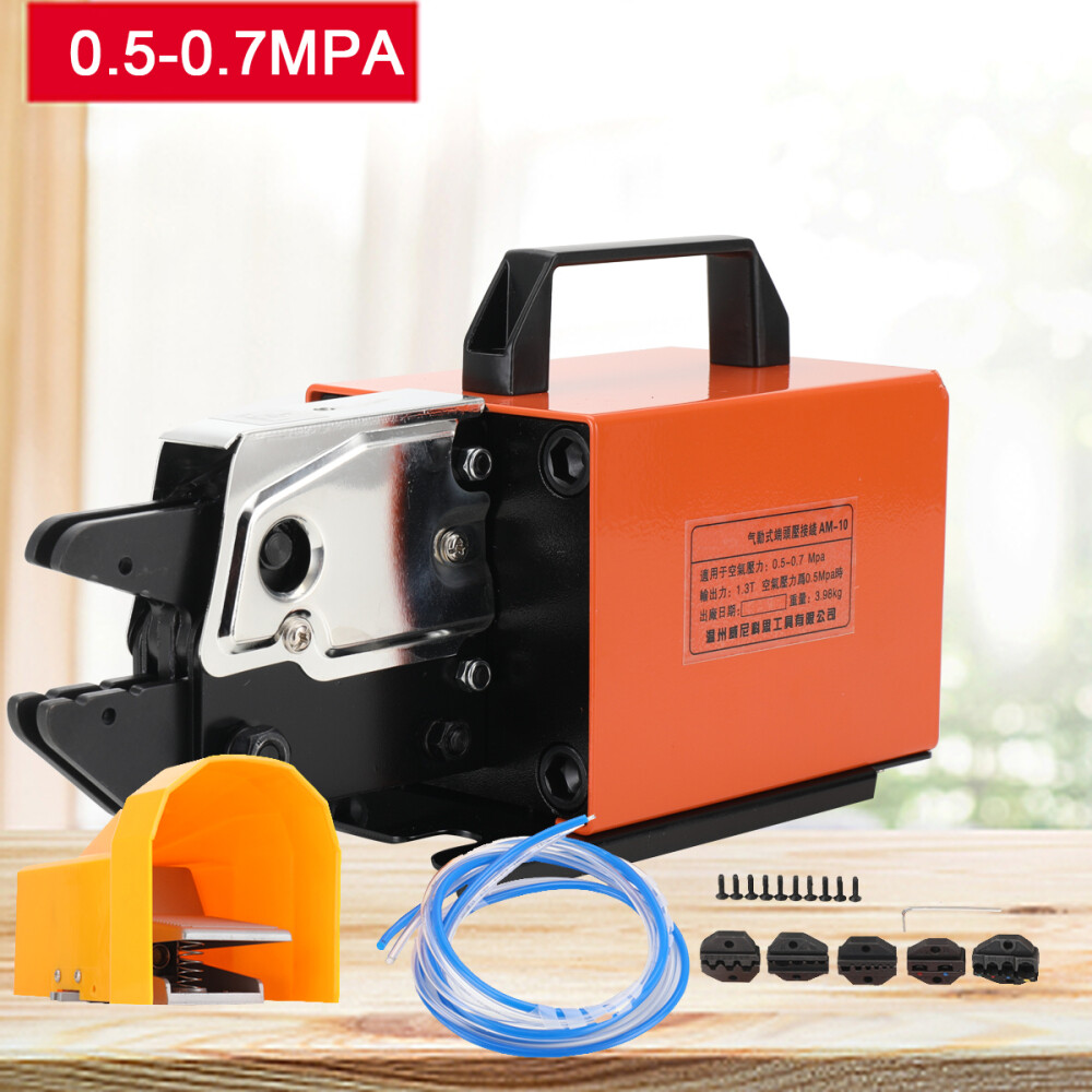 Pneumatic Wire Terminal Mobile Crimping Machine Crimper Air Powered Terminals