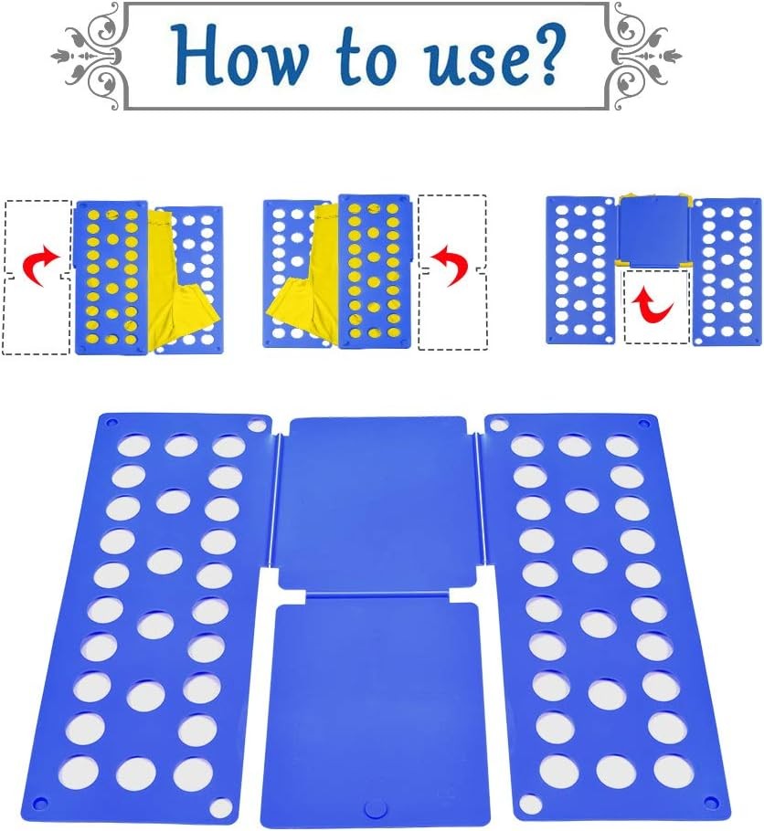 BoxLegend Shirt Folding Board - Easy & Fast Laundry Solution for Kids & Adults (