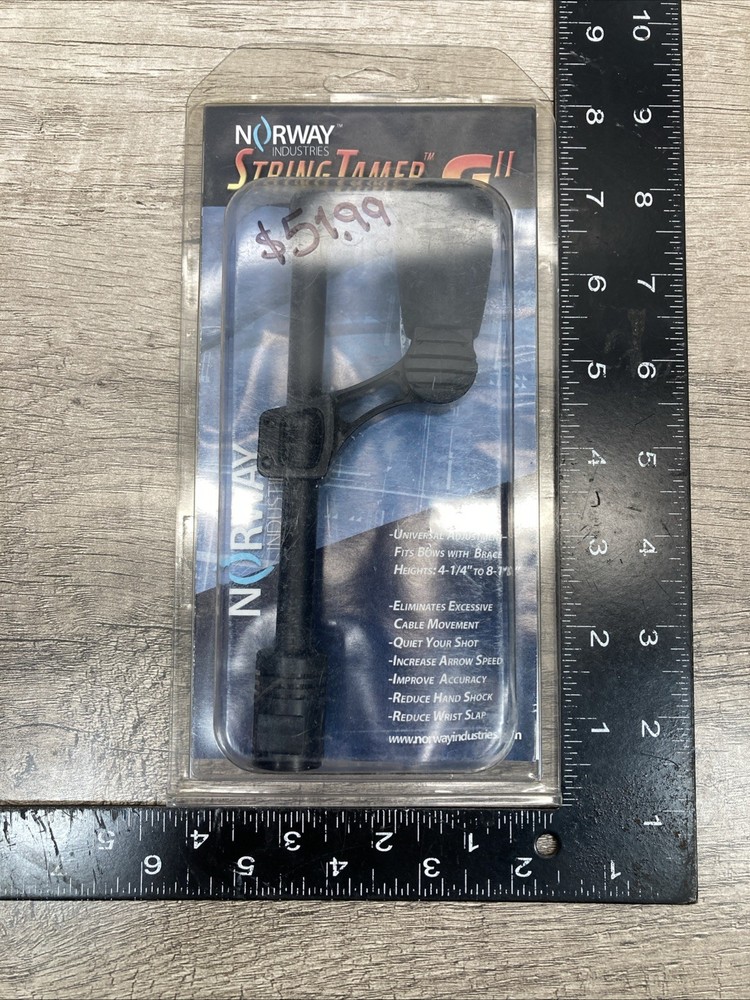 Norway Industries String Tamer GII Universal Rear Mount Compound Bow Damper