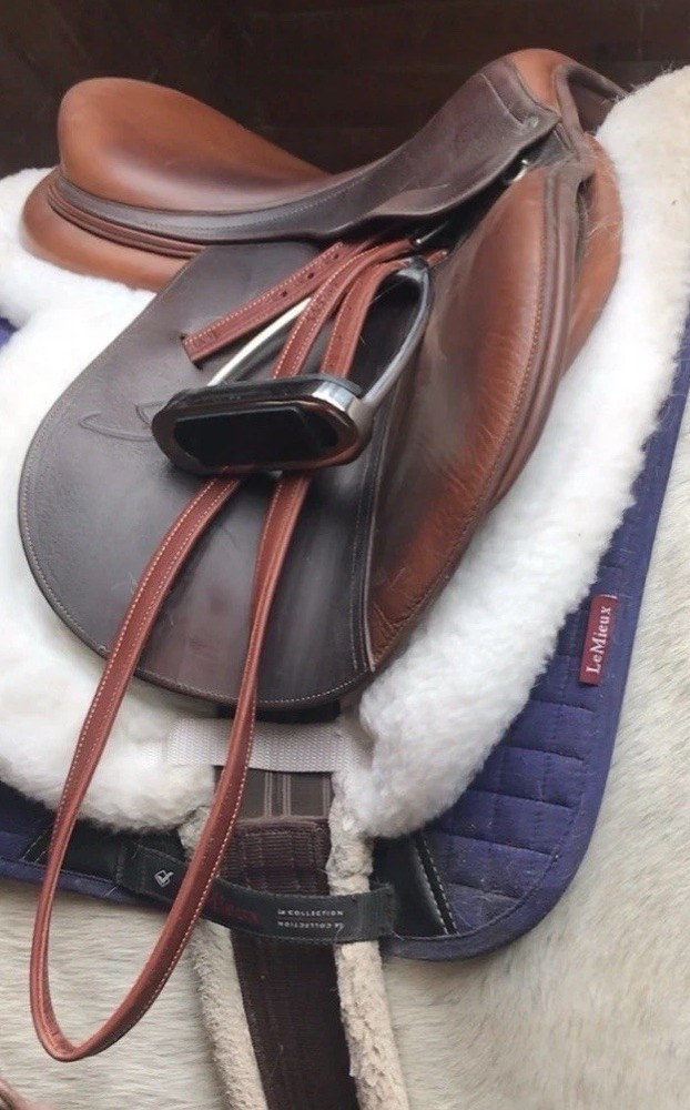 Antares Spooner Jumping 18” Saddle - 2015 Tree 3A #161224