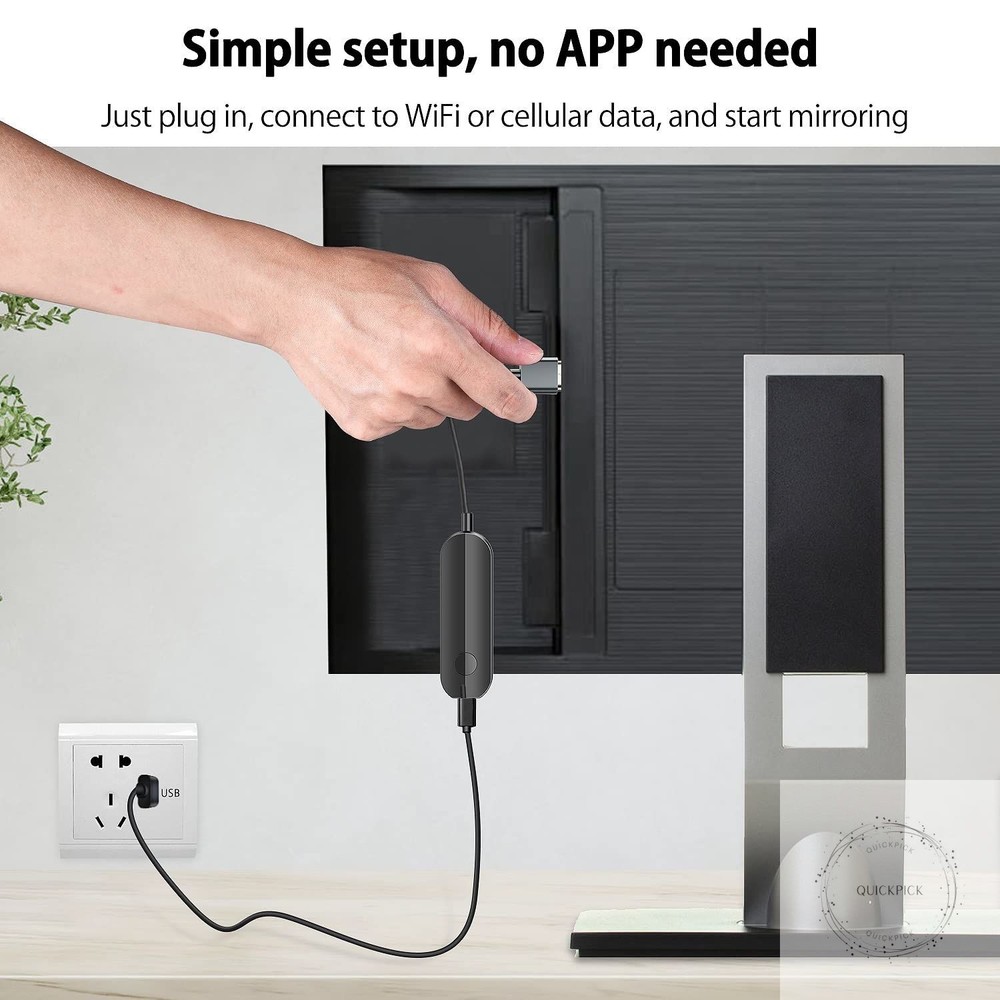 iOS Wireless HDMI Display Adapter (iOS only), Streaming Device for All iPhone Mo